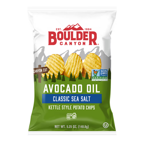 Boulder Canyon Avocado Oil Sea Salt Kettle Chips