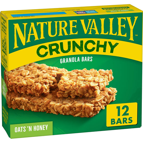 Crunchy Granola Bars, Oats 'n Honey